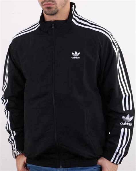 jaqueta de couro adidas original black black